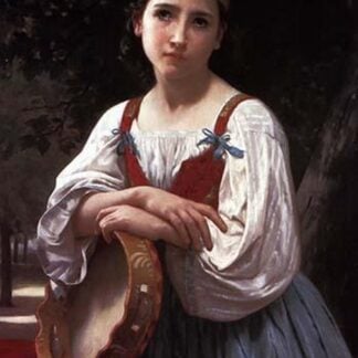 Gypsy with a Basque Drum by William Bouguereau
