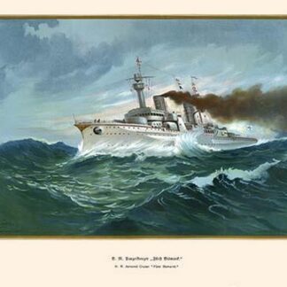 H.M. Armored Cruiser 'Prince Bismarck' by G. Arnold