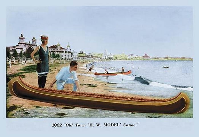 H.W. Model Canoe