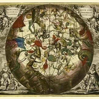 Haemisphaerium Stellatum Australe Aequali by Andreas Cellarius
