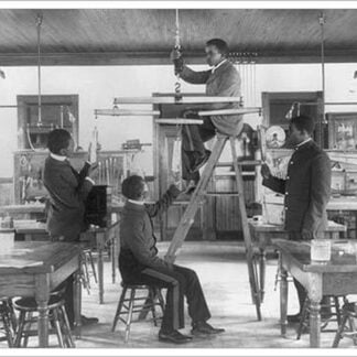 Hampton Institue Classroom by Frances Benjamin Johnston