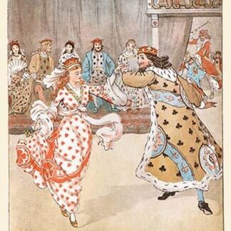 Happily the King Danced with the Queen of Hearts by Randolph Caldecott