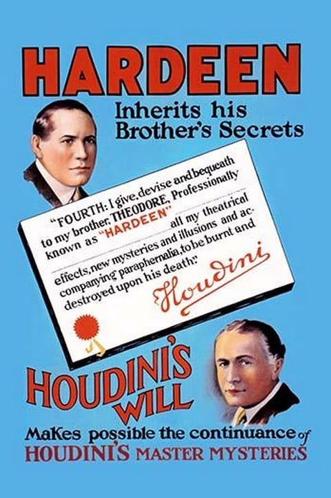 Hardeen inherits his brother's secrets by Carey and Sons Lith.