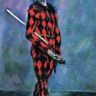 Harlequin by Paul Cezanne