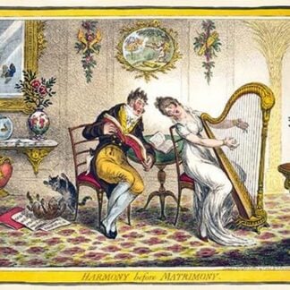 Harmony before Matrimony by James Gillray
