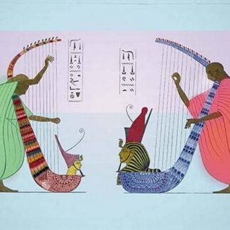 Harpers Painted in the Tomb of Ramses III by John Gardner Wilkinson