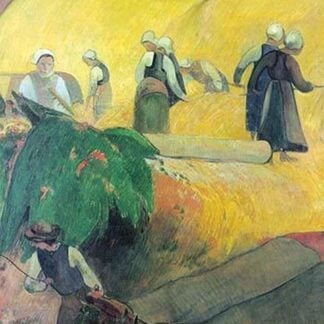 Harvest In Brittany by Paul Gauguin