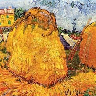 Haystacks in Provence by Vincent van Gogh