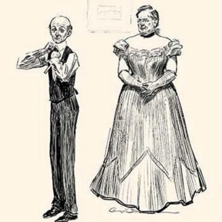 He Doubted It by Charles Dana Gibson