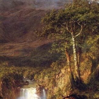 Heart of the Andes Detail by Frederic Edwin Church