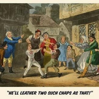 He'll Leather Two such Chaps as That by Henry Alken