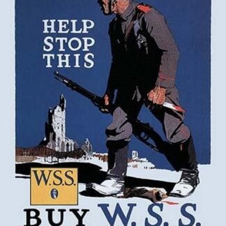 Help Stop This - Buy War Savings Stamps & Keep Him Out of America by Adolph Treidler