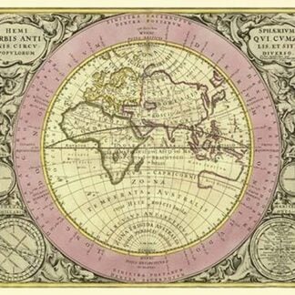 Hemisphaerium Orbis Antiqui by Andreas Cellarius #2