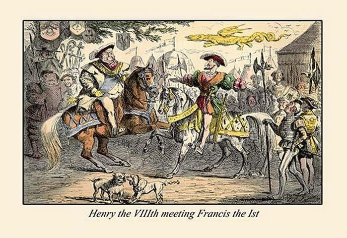 Henry the VIII Meeting Francis the First by John Leech