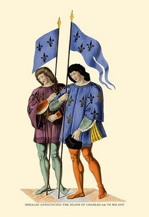 Heralds Announcing Death of Charles 6th by H. Shaw