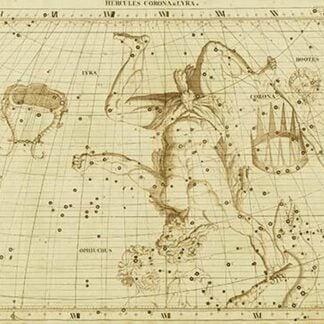 Hercules Corona & Lyra by Sir John Flamsteed