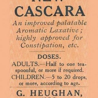 Heughan's New Cascara - Aromatic Laxative #2