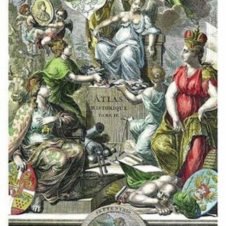 Historical Atlas Title Page by Henri Chatelain