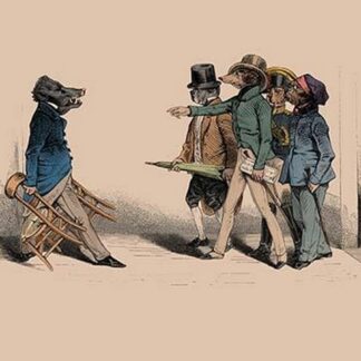 Hog and Dogs by Grandville