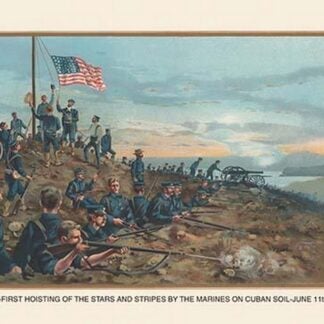 Hoisting of the Stars and Stripes on Cuban Soil