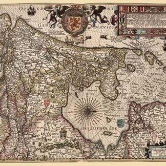 Holland & The Zuider Zee by Pieter van den Keere