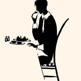 Homemaker Eats Lunch by Maxfield Parrish