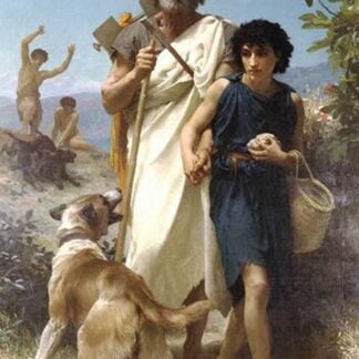 Homer and his Guide by William Bouguereau