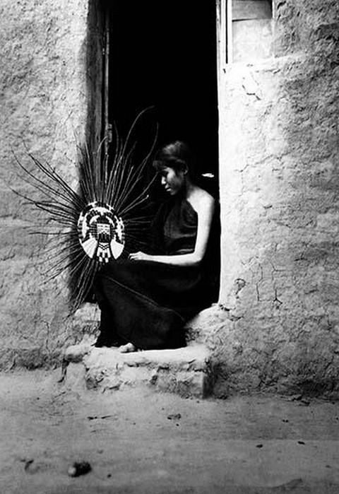 Hopi Basket Weaver