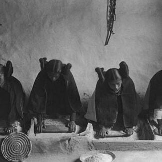 Hopi Women Knead Dough by Curtis