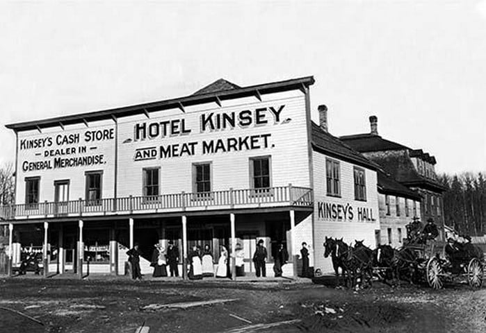 Hotel Kinsey and Meat Market by Darius Kinsey
