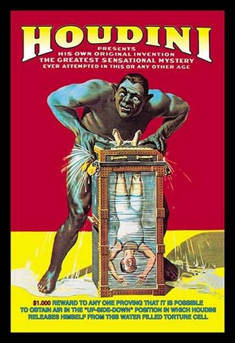 Houdini Water Torture Cell by Strobridge