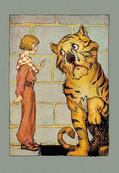 Hungry Tiger & Little Prince by John R. Neill