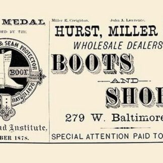 Hurst Miller & Co. - Wholesale Dealers in Boots and Shoes