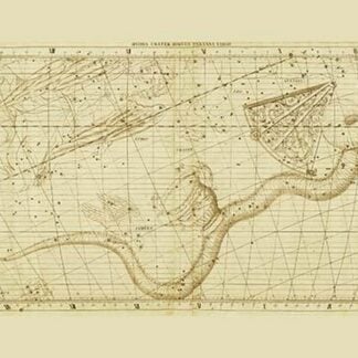 Hydra Crater Corvus Sextans Virgo by Sir John Flamsteed