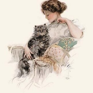 I Care Not Though Her Teeth Are Pearls by Harrison Fisher