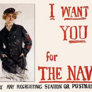 I Want You for the Navy Apply Any Recruiting Station or Postmaster by Howard Chandler Christy