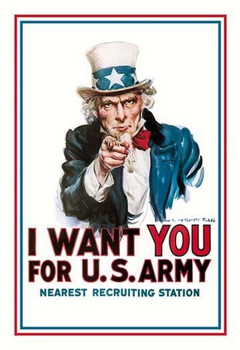 I Want You for the U.S. Army by James Montgomery Flagg