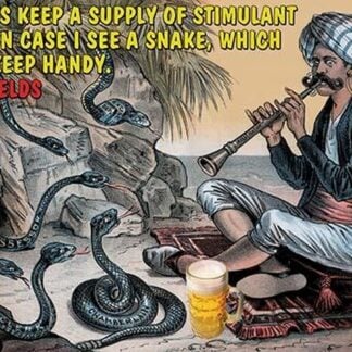 I always keep a supply of stimulant handy in case there is a snake which I also keep hands by Wilbur Pierce