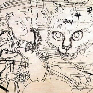 Ichumura Meeting a Cat Ghost by Utagawa Kuniyoshi