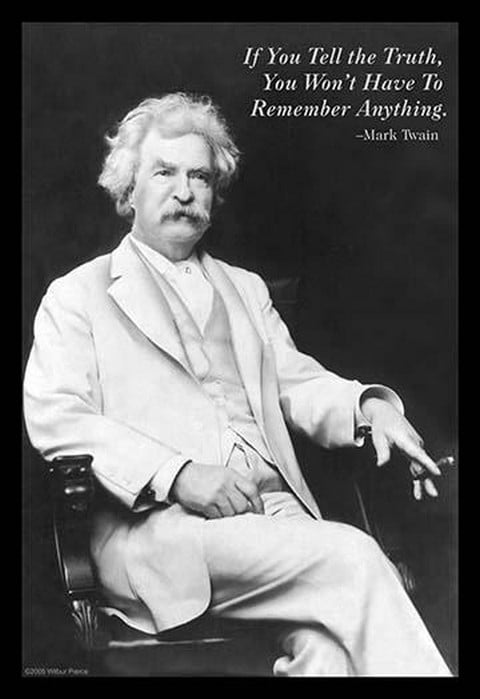 If You Tell the Truth by Mark Twain