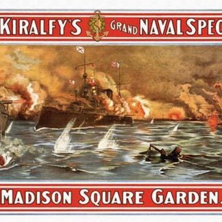 Imre Kiralfy's grand naval spectacle by Strobridge Litho.