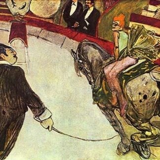 In the Circus by Henri de Toulouse-Lautrec