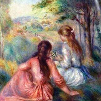 In the Meadow by Pierre-Auguste Renoir