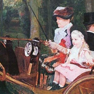 In the Wagon by Mary Cassatt