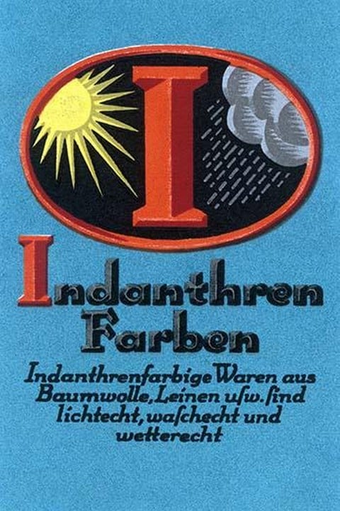 Indanthren Farben Colorfast Dye by Bern Hard