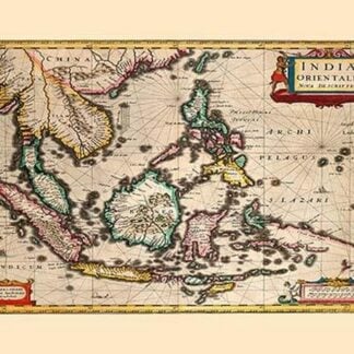 Indiae Orientalis Nova Descriptio by Jan Jansson