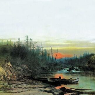 Indian Camp by Albert Bierstadt