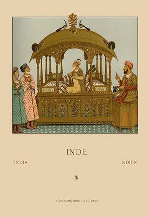 Indian Noblemen by Auguste Racinet