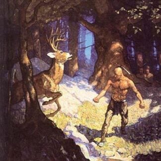 Inncus Slays the Deer by N.C. Wyeth