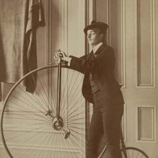 Inside the house with a Penny Farthing Bicycle